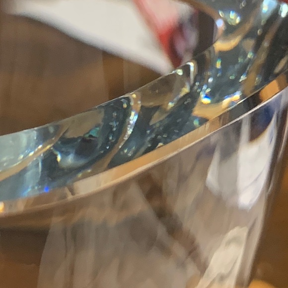 VINTAGE 30’s-60’s CRYSTAL GLASS BOWL VASE SWEDEN STROMBERG? - Picture 5 of 13